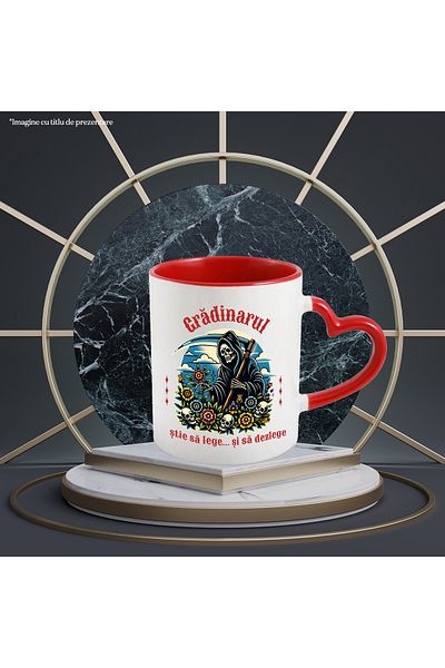 StoryGift Romania Death in the Garden Mug knows how to bind and unbind, 330ml, Ceramic with Ini Handle, With, STG.