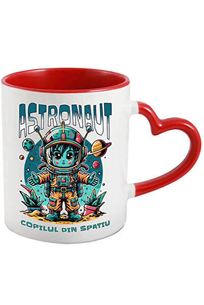 StoryGift Romania Cana cu Copil In Costum De astronaut In Spatiu Text In Limb...