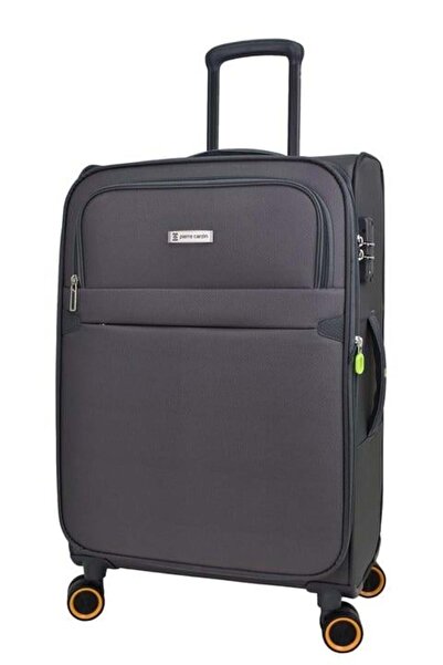 Pierre Cardin Ultra Light Hafif Lüx Kumaş Orta Boy Valiz Gri PC6000