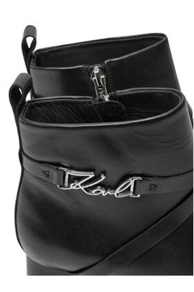 Karl Lagerfeld ghete de damă până la gleznă KL30354 negre