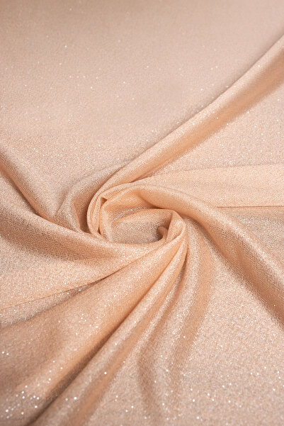 Kumaş Deposu Violet Taba Simli Tül