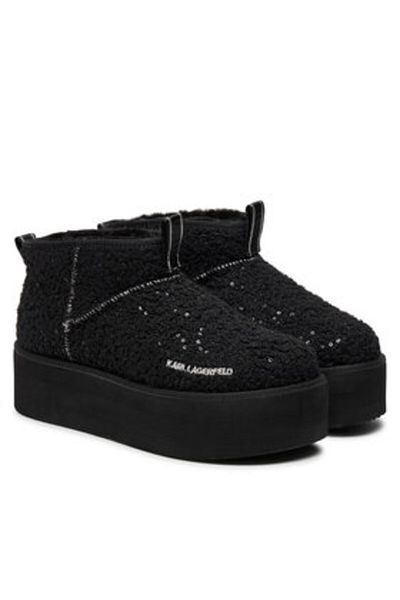Karl Lagerfeld ghete de damă până la gleznă KL48522W negre