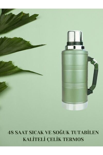 VİNİVO 2.2lt 48 Saat Sıcaklık Garantili Vakumlu Paslanmaz Çelik Termos