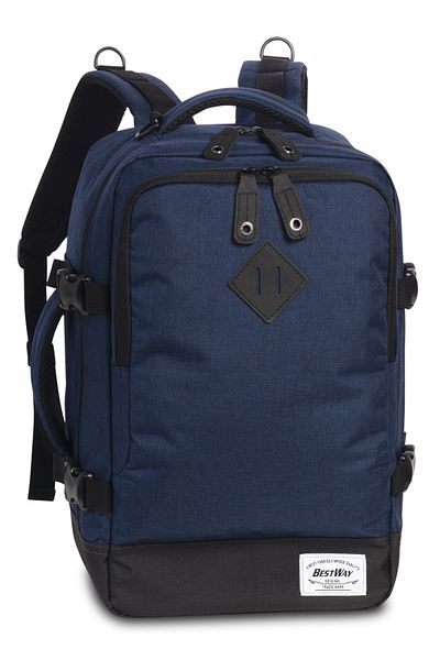 BESTWAY Travel Backpack, Wizz Air/ryanair 40 X 25 X 20 Cm, Pro Small, , F40290-r, Navy Blue