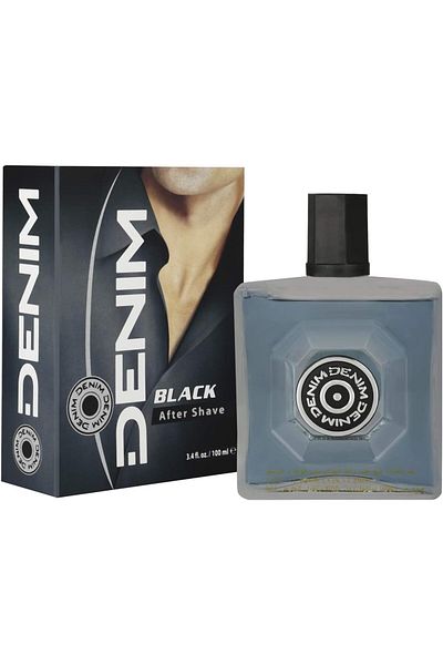 Denim Black After Shave For Men, Original, 100 ml