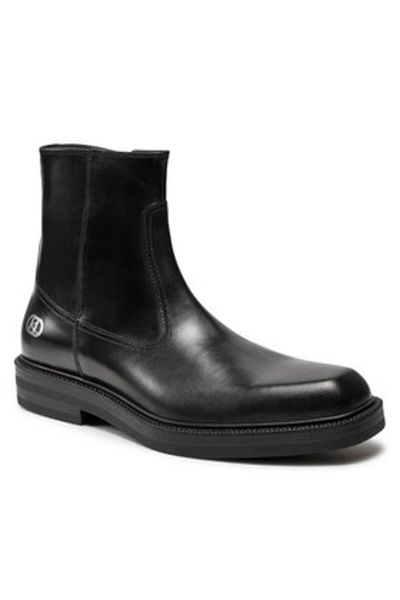 Karl Lagerfeld Men's Boots black KARL LAGERFELD-KL11440 000 BLACK LTHR