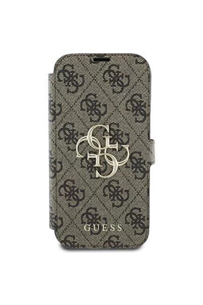 Guess Θήκη iPhone 16, Βιβλίο, - Γκρι