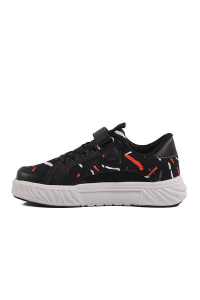 WALKWAY Ppn1883 F Lightweight Flexible Black Children's Sports Shoes