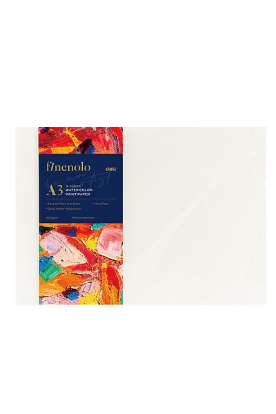 Deli Watercolor Sketchpad A3 300G 16 Sheets Deli