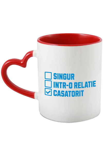 StoryGift Romania Cana cu Design Tip Grila Optiune Bifata Text Simgur Intr-o ...