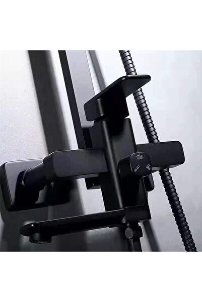 K Korman Set Dus Cu Baterie, Dus Para Fixa Si Mobila, Inox Sus304, Negru,