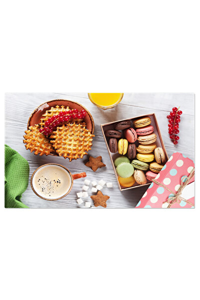 StoryGift Romania Tablou Canvas Mic Dejun Dulce Cu Vafe Si Ciocolata - Vafe, ...