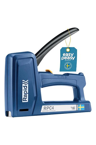 Rapid RPC4 4 in 1 Heavy Duty Stapler For Wood, Staple Height (6-16mm), Made in Sweden