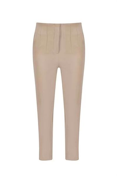Armine Pants with Pens Detail 25Yh2518 Beige