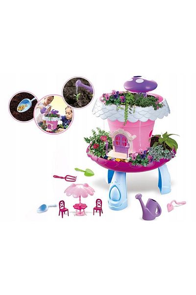 zola Casuta muzicala pentru zane cu plante in crestere, accesorii incluse, 28x28x38 cm