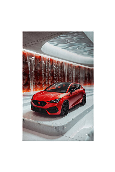 StoryGift Romania Tablou Canvas Seat Roșu Nou Expus În Lumina Reflectoarelor- Prezentarea Pe Podium A Noului Seat