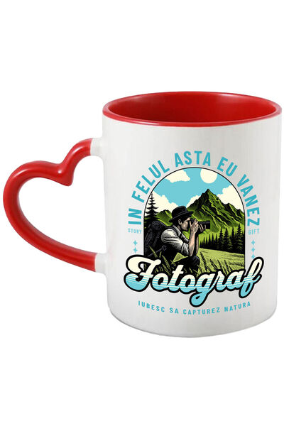 StoryGift Romania Cana cu Barbat In Natura Fotograf Priveliste Montana Text I...