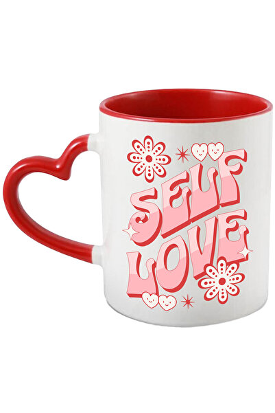 StoryGift Romania Cana cu Mesaj Inspirational Pentru femei Flori Inima, Self ...