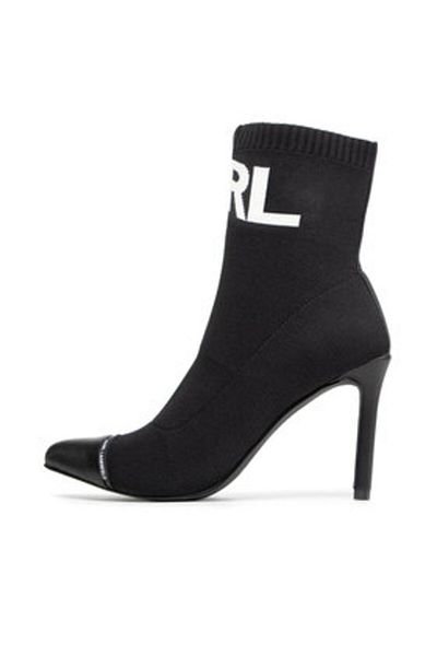 Karl Lagerfeld ghete de damă până la gleznă KL31361A negre