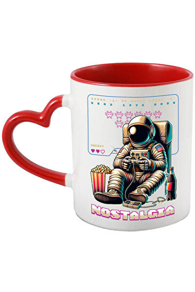 StoryGift Romania Cana cu Astronaut In Costum Jucandu-se Jocuri Video Text No...