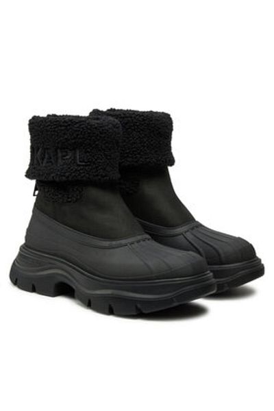 Karl Lagerfeld ghete de damă până la gleznă KL42964 negre
