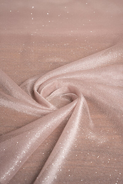 Kumaş Deposu Violet Vizon Simli Tül