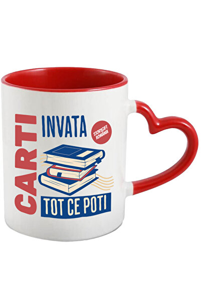 StoryGift Romania Cana cu Teanc DE Carti Motivational Dezvoltare Personala Te...