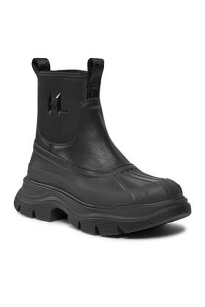 Karl Lagerfeld ghete de damă până la gleznă KL42970 negre