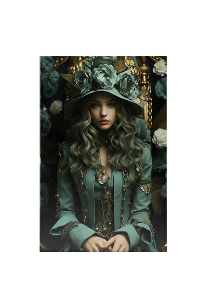 StoryGift Romania Tablou Canvas: Fotografie Cu O Fata Draguta In Vestimentati...