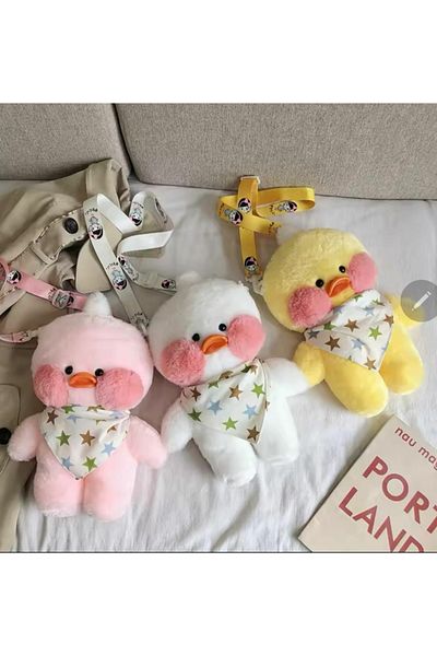 Mikro Lalafanfan Kawaii Crossbody Plush Cute Duck Bag Gift Nursery Bag
