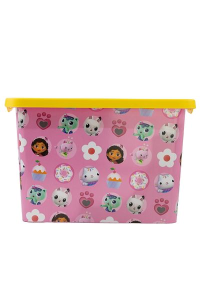 Gabby's Dollhouse Toy storage box, 28.7x18.5x19.2 cm, 7 l, Pink, Gabby's Dollhouse