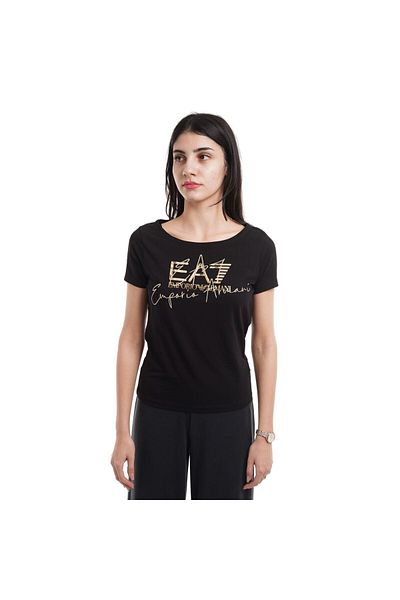 EA7 Emporio Armani EMPORIO ARMANI EA7 T-shirt for women TRAIN LOGO SERIES W HANDWRITTEN TEE COSSOVER.