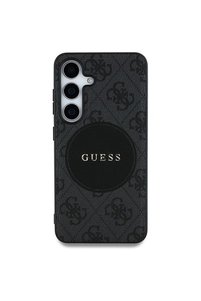 Guess Case for Samsung Galaxy S25 Plus, Circle Classic Logo MagSafe, Guess, Black