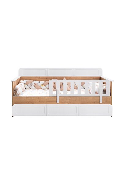 Setay Yavrulu Karyola, Mira Yavrulu Montessori Karyola - Ceviz + 2 Adet Comfort Yatak