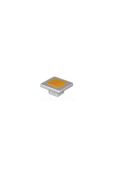 flores Buton pentru mobila patrat, din plastic, 1104-01, stejar