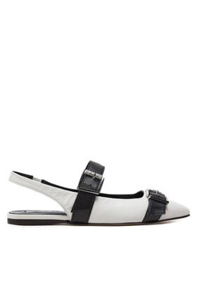 Karl Lagerfeld sandale pentru femei KL40186 albe
