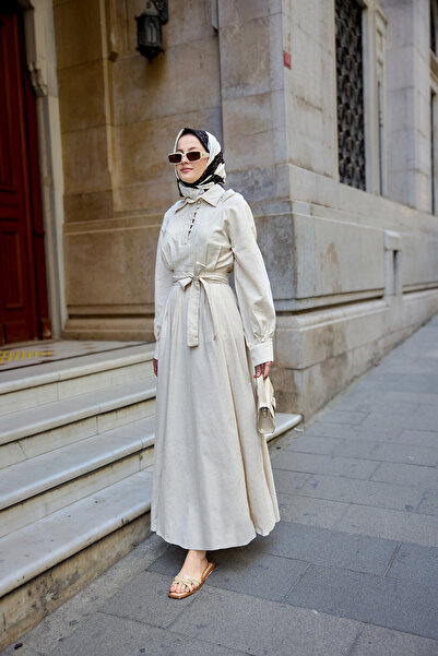 LOCCO Women's Sea Dress Cream