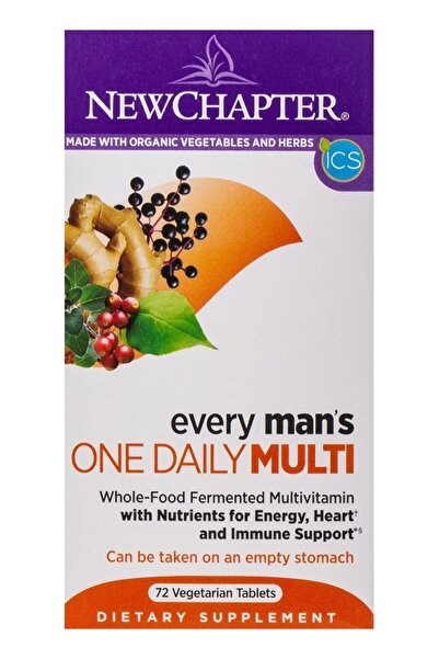 New Chapter أقراص الفيتامينات المتعددة اليومية لكل رجل