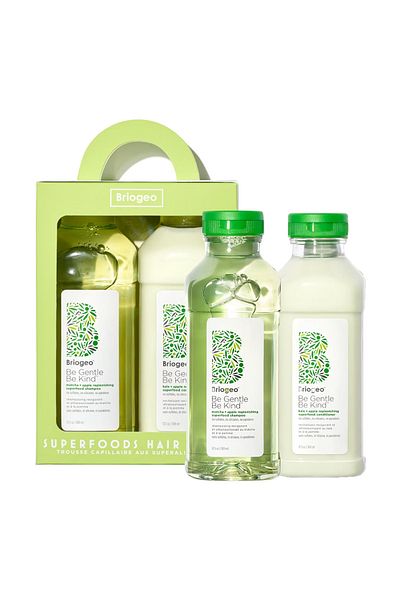 briogeo Superfoods - Apple, Matcha and Kale Hair Care Set 2 X 369 ml