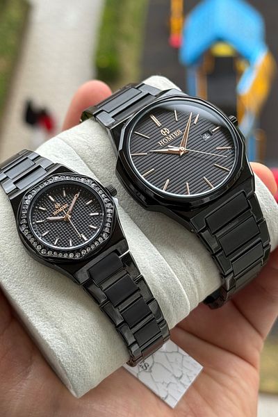 Homies Pair of Watches for Valentine's Day with Gift Box and Bracelet Gift Hmsglm09876S