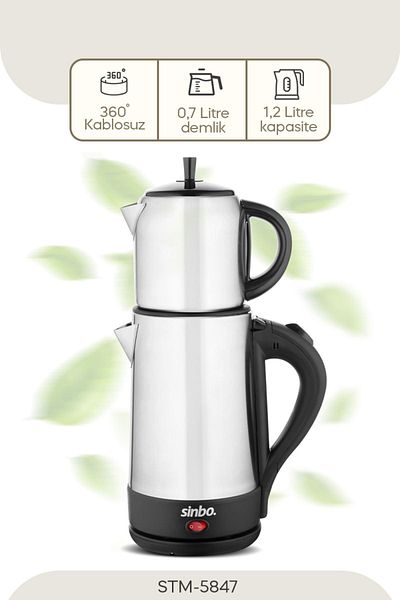 Sinbo Stm-5847 Electric Tea Set 2000W