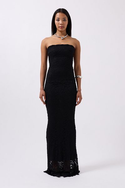 Black Fashion Dress - Black - Basic