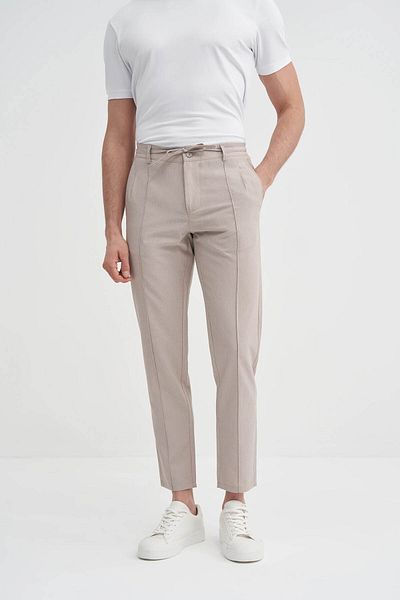 Cazador Ανδρικό παντελόνι Jogger Beige 26