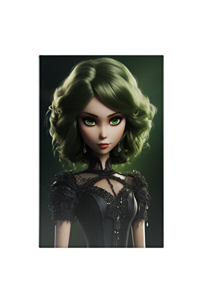 StoryGift Romania Tablou Canvas: Portret Feminin Cu Inspiratie Gotica In Roch...