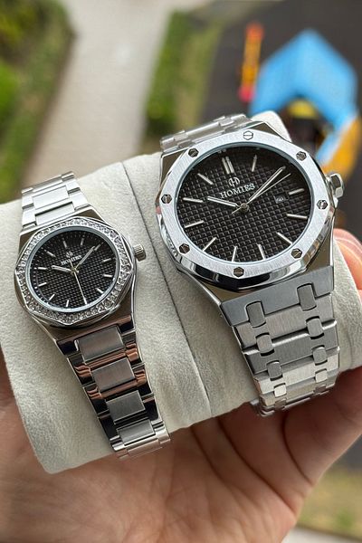 Homies Pair of Watches for Valentine's Day with Gift Box and Bracelet Gift Hmsglm09876S