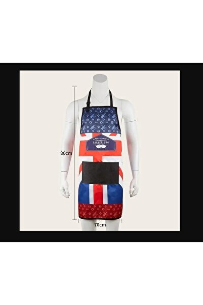 LA PERLA TECH مريلة صالون قابلة للتعديل من القماش مع جيب للنساء والرجال مقاومة للماء ومريلة للطبخ والخبز