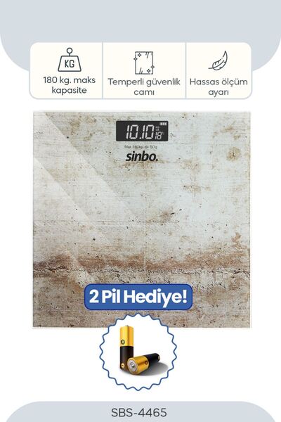 Sinbo SBS-4465 Banyo Baskülü