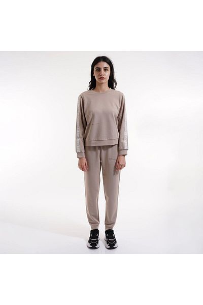 EA7 Emporio Armani EMPORIO ARMANI EA7 women's tracksuit NATURAL VENTUS7 W T-SUIT T-TOP - 7W000283AF12501U6155.