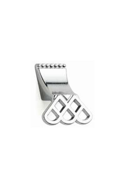 flores Buton mobila, din metal, cu model, OZS, Nr 1153, crom
