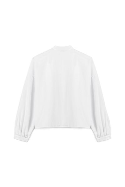 praye Collar Detailed Shirt Ecru